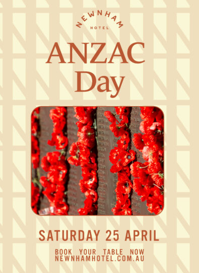 ANZAC Day at Newnham Hotel