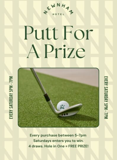 Putt For A Prize at Newnham Hotel