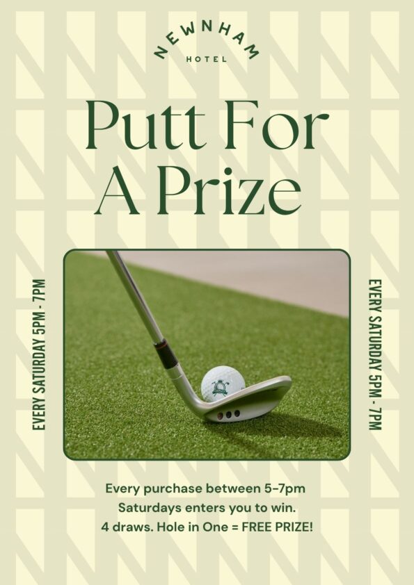 Putt For A Prize at Newnham Hotel